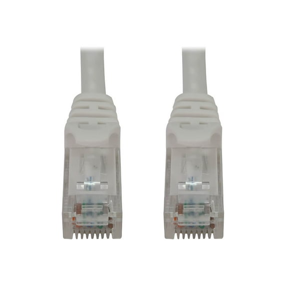 Tripp Lite 50' Cat6a 10G Snagless Molded UTP Ethernet Cable RJ45 White N261050WH