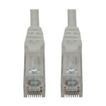 Tripp Lite Cat6a 10G Ethernet Cable, Snagless Molded UTP Network Patch Cable (RJ45 M/M), White, 6 Feet / 1.83 Meters, Manufacturer's Warranty (N261-006-WH)