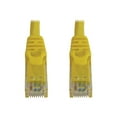 thumbnail image 1 of Tripp Lite by Eaton Cat6a 10G Snagless Molded UTP Ethernet Cable (RJ45 M/M), PoE, Yellow, 2 ft. (0.6 m), 1 of 4