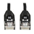 thumbnail image 1 of Tripp Lite Cat6a 10g Snagless Molded Slim Utp Ethernet Cable (rj45 M/m), Black, 20 Ft. - Patch Cable - Rj-45 (m) To Rj-45 (m) - 20 Ft - Utp - Cat 6a - Molded, Snagless, Stranded - Black, 1 of 4