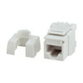 thumbnail image 1 of Eaton Tripp Lite Series Cat6a Keystone Jack 4PPoE Compliant 110/Krone 568A/B RJ45 Ethernet White TAA, 1 of 7