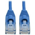 thumbnail image 1 of Tripp Lite Cat6a Gigabit Snagless Molded Slim UTP Network Patch Cable (RJ45 M/M), Blue, 6 ft., 1 of 5