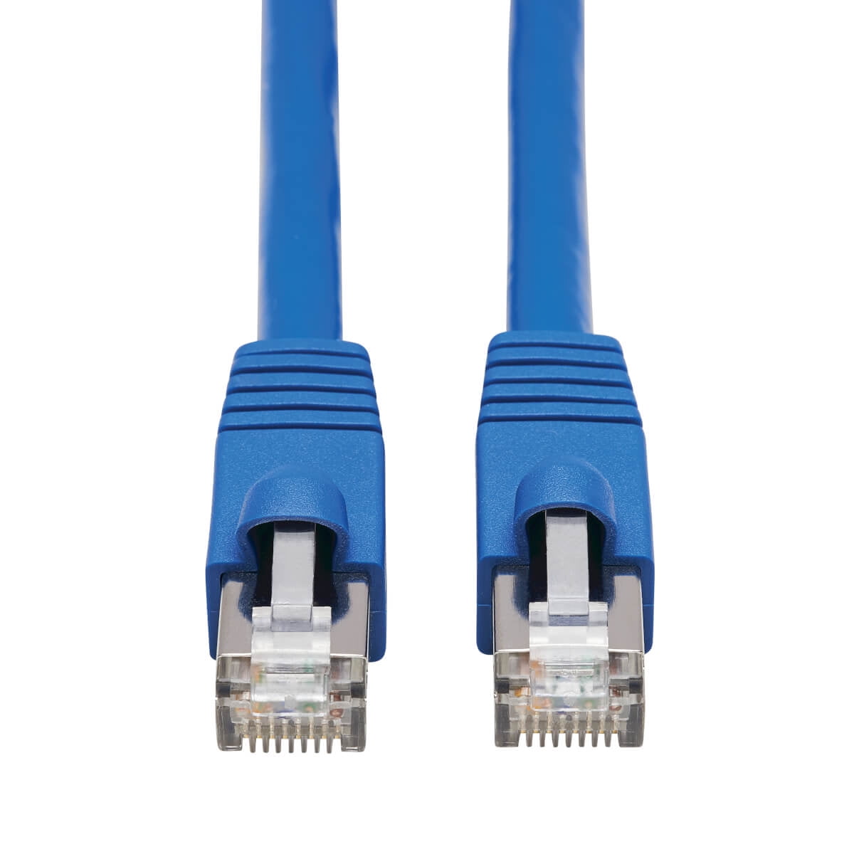 Eaton Tripp Lite Series Cat6a 10G Snagless F/UTP Ethernet Cable RJ45 M/M PoE CMR-LP Blue 6 ft. 1.83 m TAA