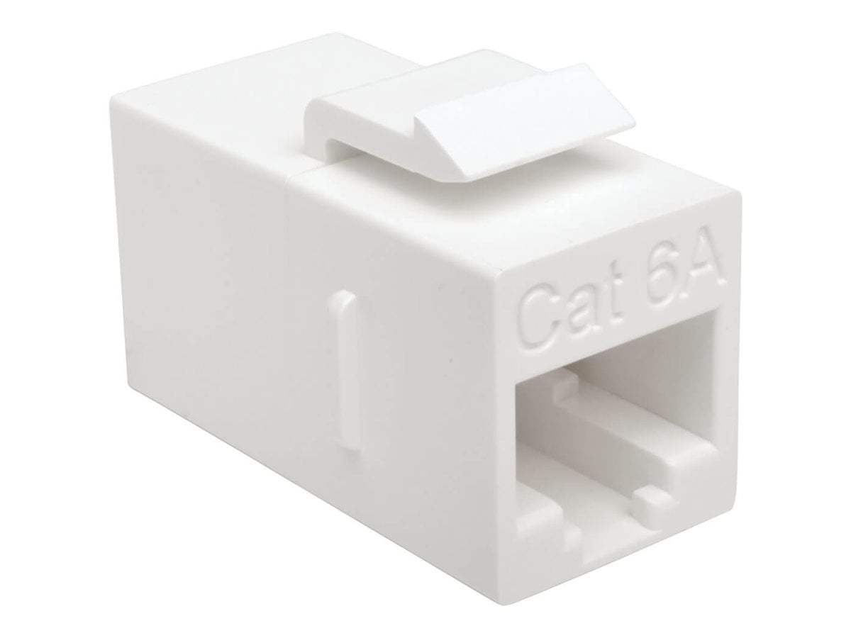 Tripp Lite Cat6a Straight-Through Modular In-Line Snap-In Coupler (RJ45 F/F)