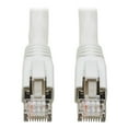 thumbnail image 1 of Tripp Lite Cat8 25g/40g-certified Snagless S/ftp Ethernet Cable (rj45 M/m), Poe, White, 25 Ft. - Patch Cable - Rj-45 (m) To Rj-45 (m) - 25 Ft - S/ftp - Cat 8 - Snagless, Solid - White, 1 of 5