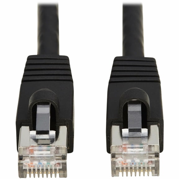 Tripp Lite Cat8 40G Snagless SSTP Ethernet Cable [RJ45 M/M], PoE, Black, 7 ft. [2.1 m] (n272-f07-bk)