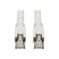 thumbnail image 1 of Eaton Tripp Lite Series Cat8 25G/40G-Certified Snagless Shielded S/FTP Ethernet Cable (RJ45 M/M), PoE, White, 60 ft. (18.29 m) - Patch cable - RJ-45 (M) to RJ-45 (M) - 18.3 m - S/FTP - CAT 8 - snagless, solid - white, 1 of 4