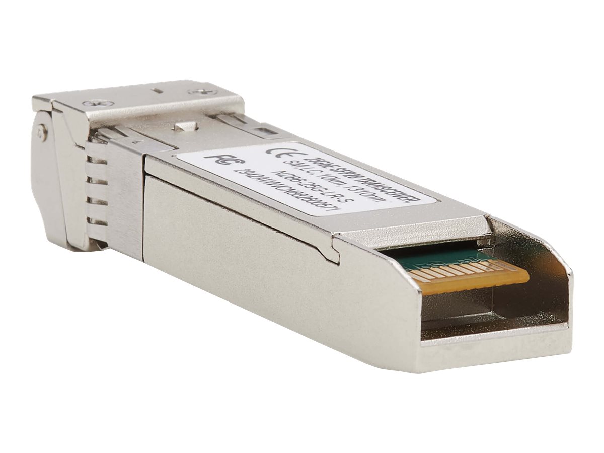 Tripp Lite Cisco-Compatible SFP-25G-LR-S SFP28 Transceiver, 25GBase-SR, Singlemode  LC, 1310 nm, 10 km (6.2 mi.)