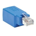 thumbnail image 1 of Tripp Lite Cisco Serial Console Rollover Adapter (m/f) - Rj45 To Rj45, Shielded, Blue - Serial Adapter - Rj-45 (m) To Rj-45 (f) - Stp - Cat 5/5e/6 - Blue, 1 of 4