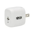 thumbnail image 1 of Tripp Lite USB-C Wall Charger Compact 1-Port GaN Technology, 20W PD 3.0 Charging, White (u280-w01-20c1-g), 1 of 5