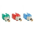 thumbnail image 1 of Tripp Lite Component Video Keystone Snap-In Module Kit ( R, G, B ), A008-000-KJ, 1 of 2