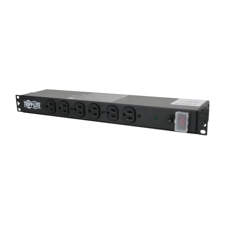 Tripp Lite 14 Outlet Network-Grade Rackmount PDU, 15A Surge Protected Power Strip, 15ft Cord with 5-15P, (DRS-1215)