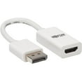 thumbnail image 1 of Tripp Lite DisplayPort to HDMI Active Adapter HDR 4K M/F White DP HDMI 6in, 1 of 8