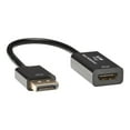 thumbnail image 1 of Eaton Tripp Lite Series 6in DisplayPort to HDMI Adapter Converter 4K x 2K @ 24/30Hz Active UHD DP to HDMI M/F DPort 1.2 6" - Video / audio adapter - HDMI, DisplayPort male to HDMI female - 6 in - black - 4K support, 1 of 7