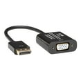 thumbnail image 1 of Tripp Lite DisplayPort to VGA Active Cable Adapter, DP 1.2, Converter for DP to HD15 (M/F), 1920 x 1200/1080p, 6 in. (P134-06N-VGA-V2), 1 of 6
