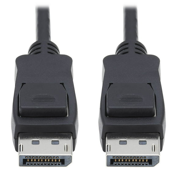 Tripp Lite Displayport 1.4 Cable With Latching Connectors - 8k Uhd, Hdr, 4:2:0, Hdcp 2.2, M/m, Black, 10 Ft. - Displayport Cable - Displayport (m) To Displayport (m) - Displayport 1.4 - 10 Ft - Black