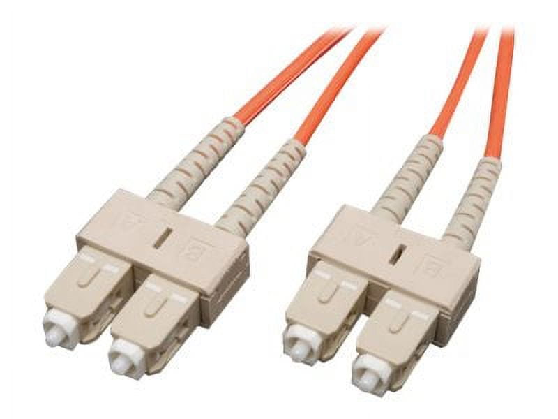 Eaton Tripp Lite Series Duplex Multimode 62.5/125 Fiber Patch Cable (SC/SC), 5M (16 ft.) - Patch cable - SC multi-mode (M) to SC multi-mode (M) - 5 m - fiber optic - duplex - 62.5 / 125 micron - orange