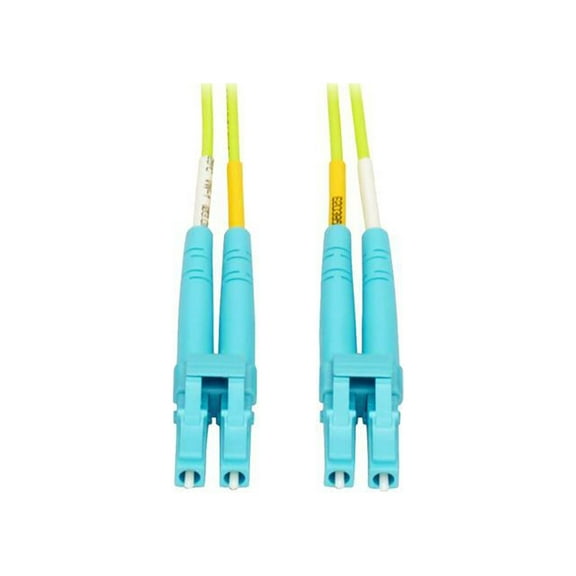 Tripp Lite Duplex Multimode Fiber Patch Cable OM5 LC to LC 50/125 100Gb 5M (N820-05M-OM5)