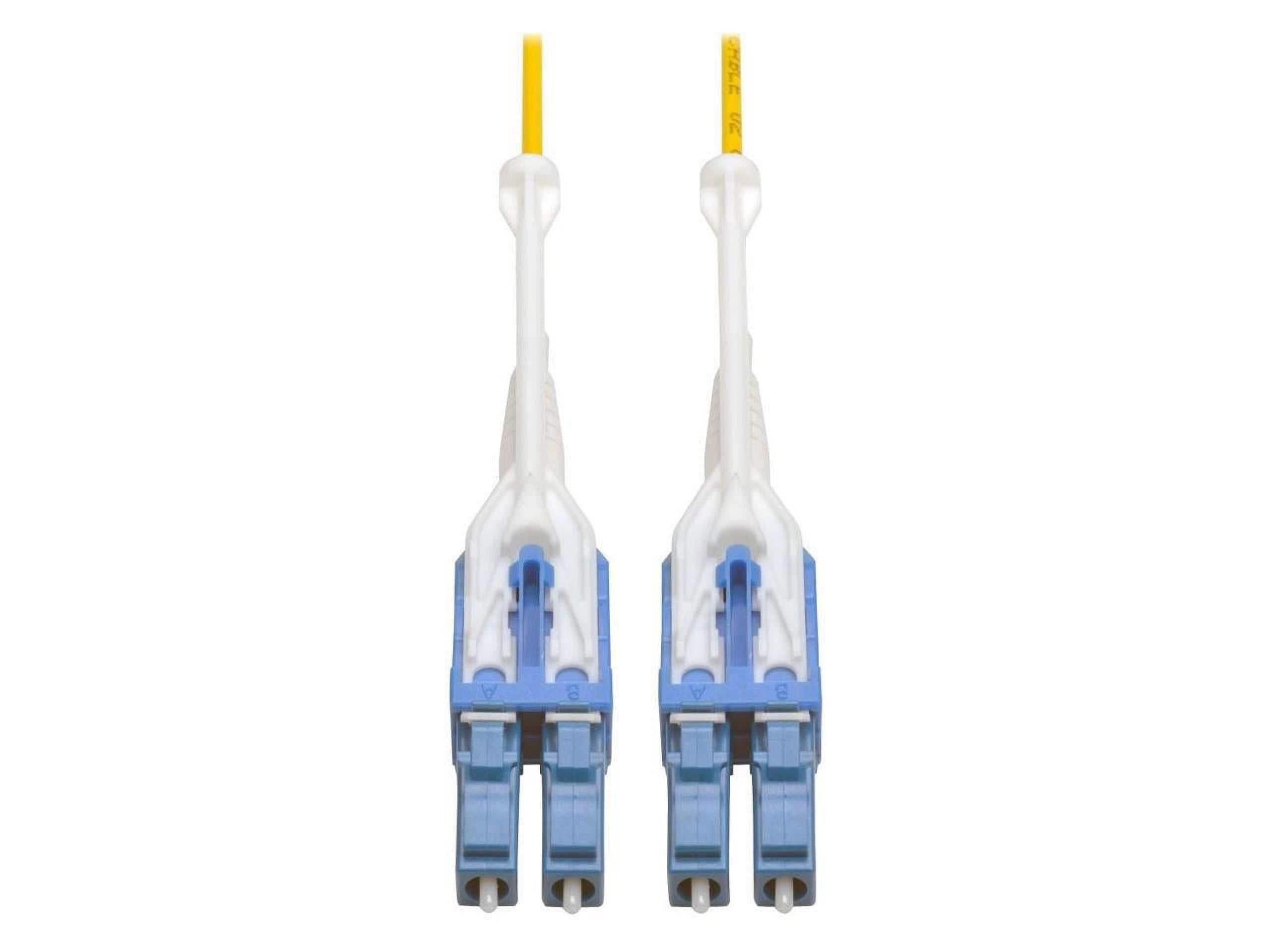 Eaton Tripp Lite Series Duplex Singlemode 9/125 Fiber Patch Cable LC/LC Push/Pull Tabs 1 m 3 ft.