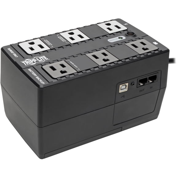 Tripp Lite ECO350UPS Energy Saving Green 350 VA 180 Watts 6 Outlets Standby UPS for PCs
