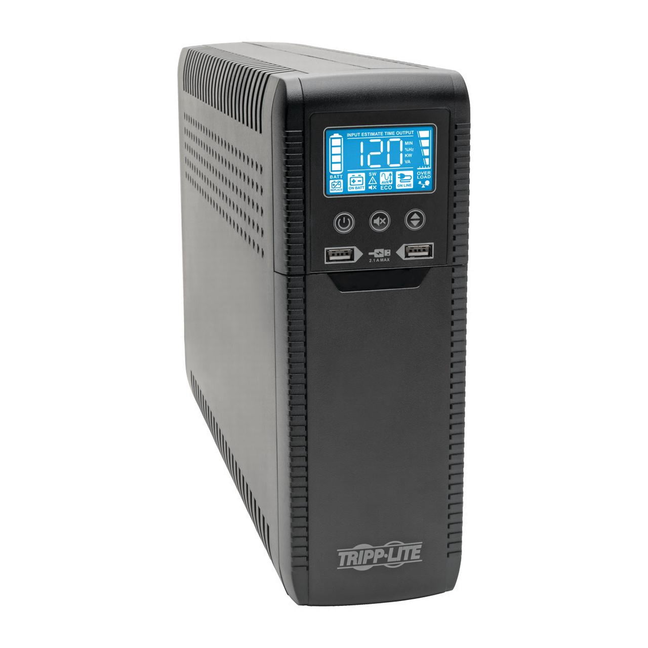 Tripp Lite ECO1500LCD 1440 VA 900 Watts 10 Outlet Line Interactive UPS with USB