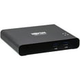 thumbnail image 1 of Tripp Lite by Eaton 2-Port USB-C KVM Dock - 4K HDMI USB 3.2 Gen 1 USB-A Hub Remote Selector 85W PD Charging Black - 2 Computer(s) - 1 Local User(s) - 3840 x 2160 - 5 x USB - 1 x HDMI - TAA Compliant, 1 of 9