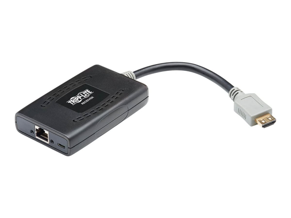 Tripp Lite HDMI over Cat6 Passive Remote Receiver with Power over Cable and Multi-Resolution Support - 4K @ 60 Hz, 4:4:4, HDR, 50 ft., TAA (b127p-100-h-sr)
