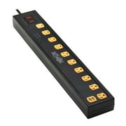 Tripp Lite by Eaton Protect It! 1,350-Joules Surge Protector with 2 Swivel Light Bars, 10 Outlets with 4 USB Ports, 6-Ft. Cord, TLP1006USB, TLP1006USB