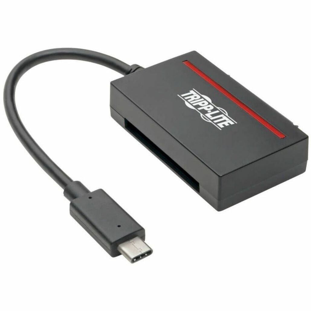 Tripp Lite by Eaton USB 3.1 Gen 1 (5 Gbps) USB-C to CFast 2.0 Card and SATA III Adapter Thunderbolt 3 compatible - 1 x HDD Supported - USB 3.1 Type C - Acrylonitrile Butadiene Styrene (ABS)