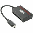 thumbnail image 1 of Tripp Lite by Eaton USB 3.1 Gen 1 (5 Gbps) USB-C to CFast 2.0 Card and SATA III Adapter Thunderbolt 3 compatible - 1 x HDD Supported - USB 3.1 Type C - Acrylonitrile Butadiene Styrene (ABS), 1 of 10