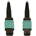 thumbnail image 1 of Tripp Lite Multimode Fiber Patch Cable, 50/125 OM3 MTP/MPO (F/F), 12 Fiber, 40/100/400GbE, Aqua LSZH Jacket, 10 Meters / 32.8 Feet (N844B-10M-12-P), 1 of 4