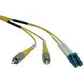thumbnail image 1 of Tripp Lite Fiber Optic Duplex Patch Cable - 2 X Lc Male - 2 X Fc Male - 6.56ft - Yellow (n37802m), 1 of 2