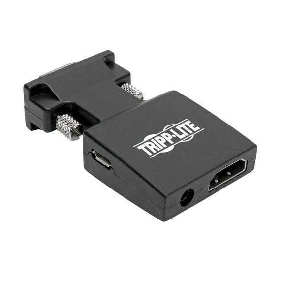 Eaton Tripp Lite Series HDMI to VGA Active Adapter Video Converter with Audio F/M P131000ADISP