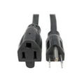 thumbnail image 1 of Eaton Tripp Lite Series Power Extension Cord, NEMA 5-15P to NEMA 5-15R - Heavy-Duty, 15A, 120V, 14 AWG, 15 ft, Black - Power extension cable - NEMA 5-15P to power NEMA 5-15R - AC 125 V - 15 A - 15 ft - black - North America - for P/N: GC1800L, GC3000L, 1 of 4