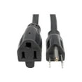 thumbnail image 1 of Eaton Tripp Lite Series Power Extension Cord NEMA 5-15P to NEMA 5-15R Heavy-Duty 15A 120V 14 AWG 3 ft. 0.91 m Black, 1 of 7