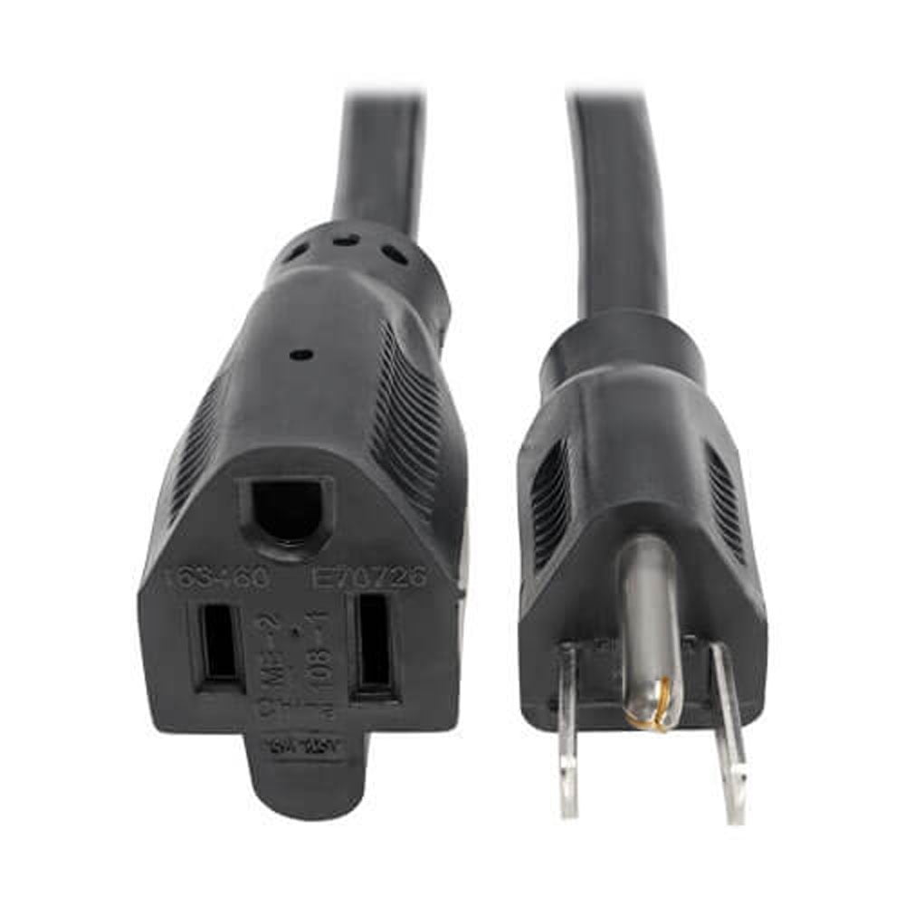 6-Foot Black Heavy-Duty 15-Amp Power Extension Cord