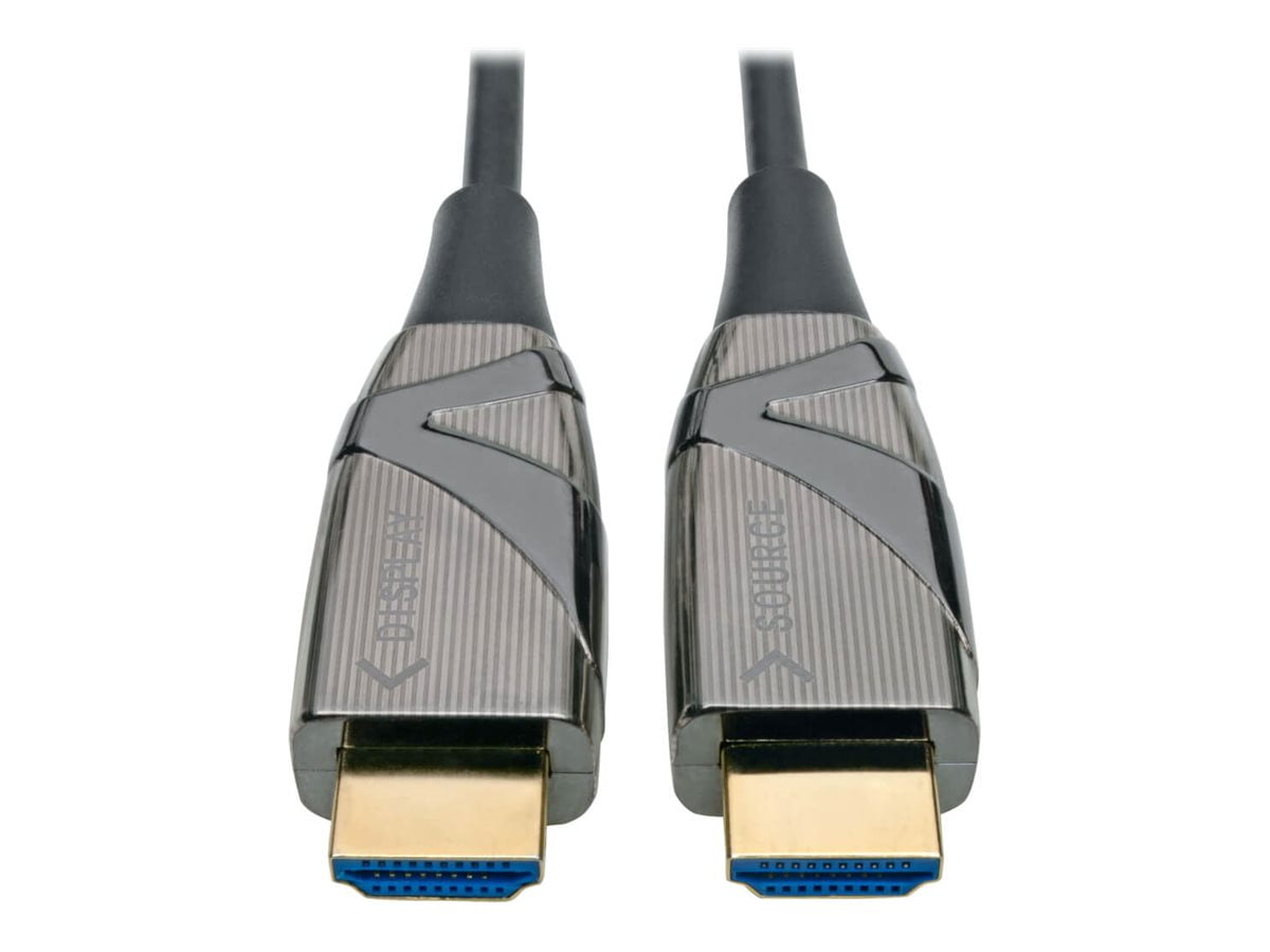 Tripp Lite High-Speed HDMI Cable HDMI 2.0 Fiber AOC 4K@60Hz Black M/M 100M