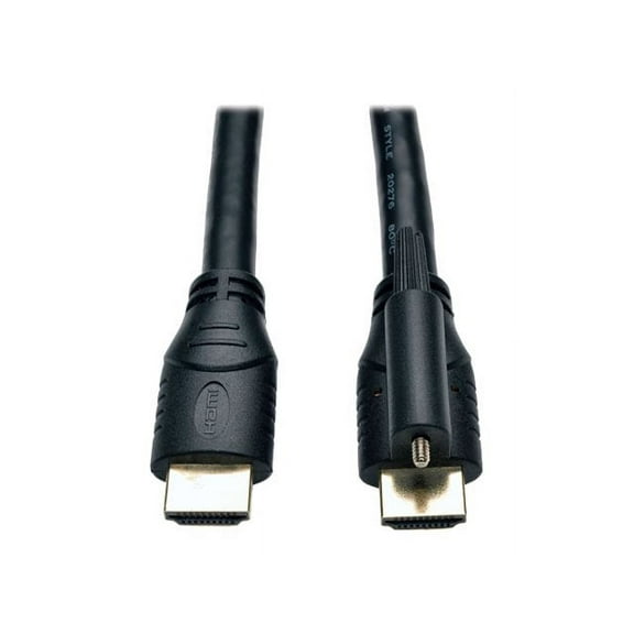 Eaton Tripp Lite Series High Speed HDMI Cable with Ethernet and Locking Connector UHD 4K 24AWG M/M 10 ft. 3.05 m