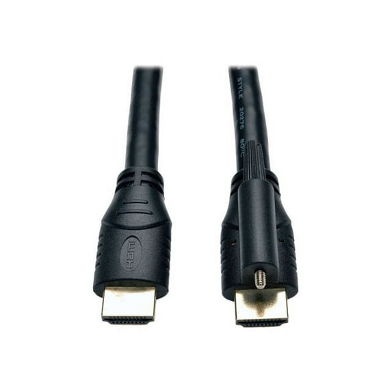 Eaton Tripp Lite Series High Speed HDMI Cable with Ethernet and Locking Connector UHD 4K 24AWG M/M 10 ft. 3.05 m