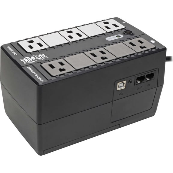Tripp Lite UPS 350VA 180W Desktop Battery Back Up Compact 120V USB RJ11 PC