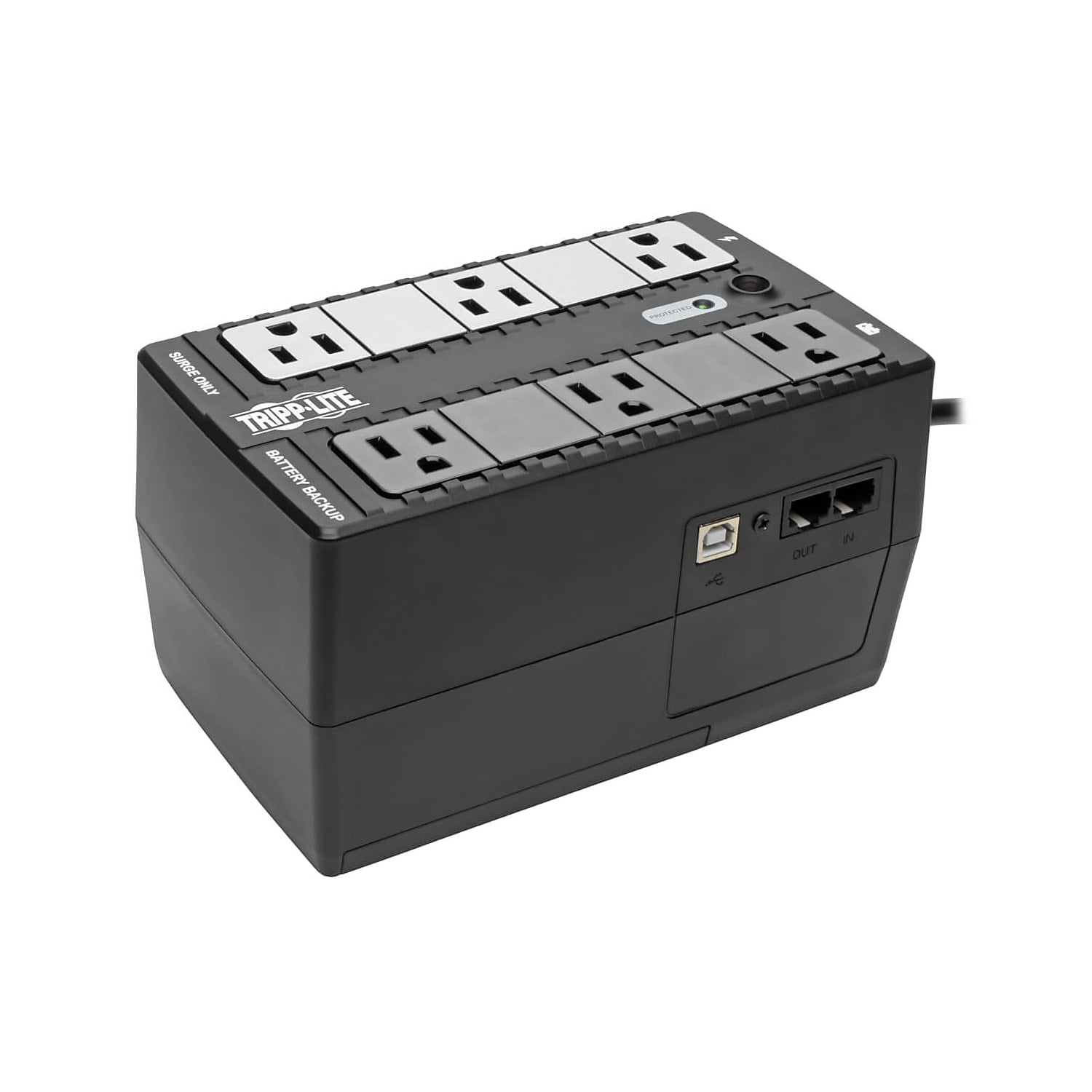 Tripp Lite 350VA 180W 120V 6-Outlet UPS Destop Battery Backup INTERNET350U