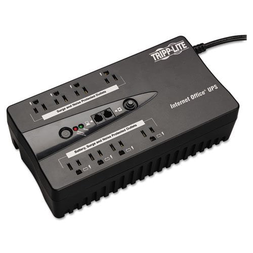 Tripp Lite - INTERNET550U Internet Office 550VA UPS 120V with USB, RJ11, 8 Outlet INTERNET550U (DMi EA