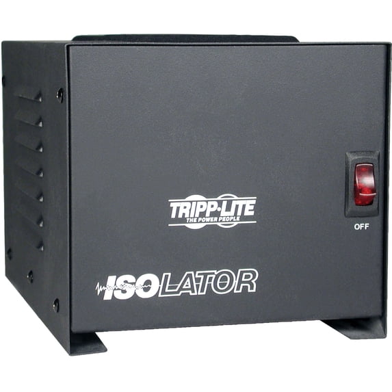 Tripp Lite - IS1000 - Tripp Lite Isolation Transformer 1000W Surge 120V 4 Outlet 6' Cord TAA GSA - Receptacles: 4 x NEMA