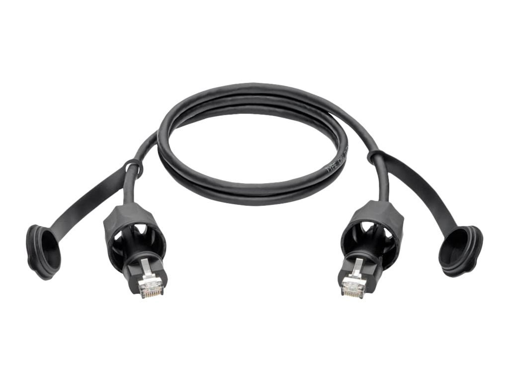 Tripp Lite Industrial Cat5e/cat6 Stp Patch Cable - Rj45 M/m, Cmx Outdoor, Ip68, 26 Awg, Taa, 3 Ft. (1 M) - Patch Cable - Taa Compliant - Rj-45 (m) To Rj-45 (m) - 3.3 Ft - Stp - Cat 5e/6 - Outdoor -