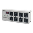 thumbnail image 1 of Tripp Lite Isobar Metal Surge Suppressor, 8 Outlets, 12 ft Cord, 3840 Joules, Light Gray, 1 of 5