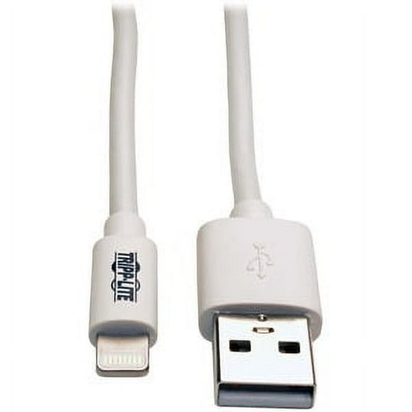 Tripp Lite Lightning Usb Cable for Iphone/Ipad/Ipod Touch White (M100-003-Wh)