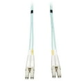 thumbnail image 1 of Eaton Tripp Lite Series 10G Duplex Multimode 50/125 OM3 LSZH Fiber Optic Cable LC/LC Aqua 2 m 6 ft., 1 of 2