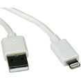thumbnail image 1 of Tripp Lite 6ft USB Sync / Charge Cable with Lightning Connector - White, 1 of 8