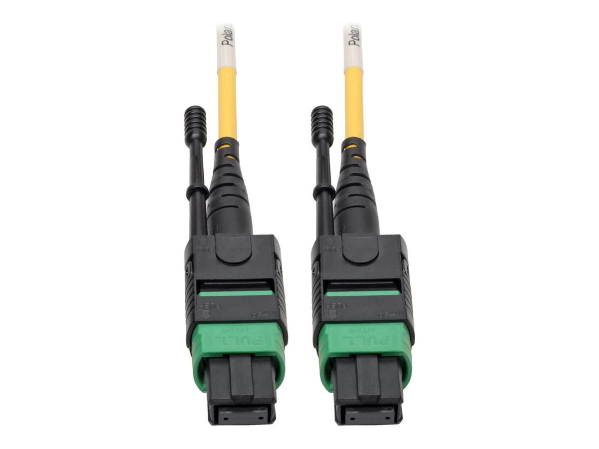 Tripp Lite MTP/MPO (APC) SMF Fiber Patch Cable 12 Fiber QSFP+ 40/100Gbe 3M
