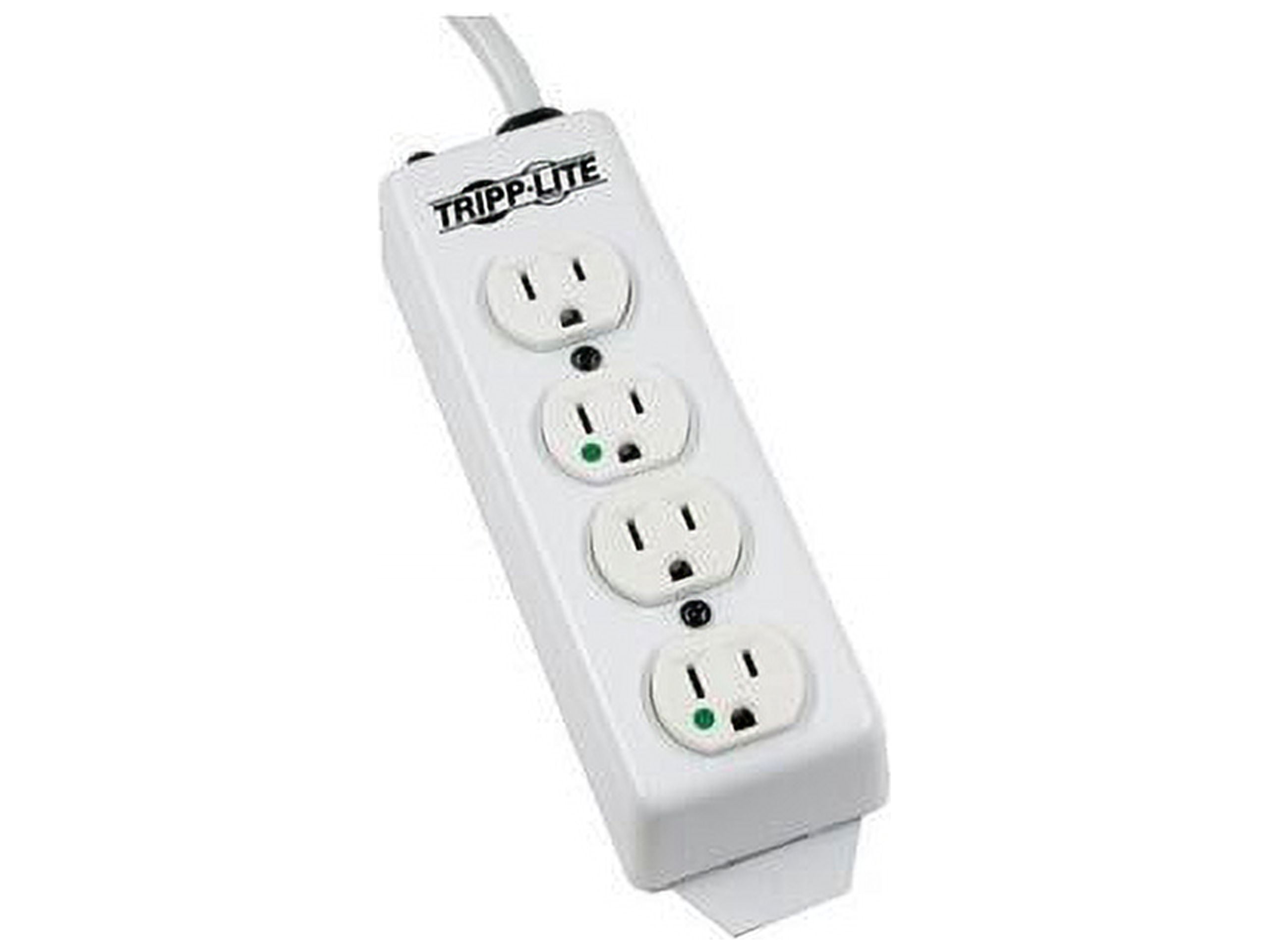 Tripp Lite MedicalGrade Power Strip with 4 HospitalGrade Outlets, 15